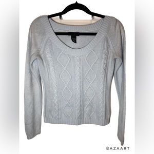 Blue New York and Company Cable Knit